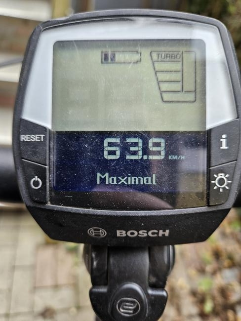 Manchmal waren wir auch schnell unterwegs, bis zu 