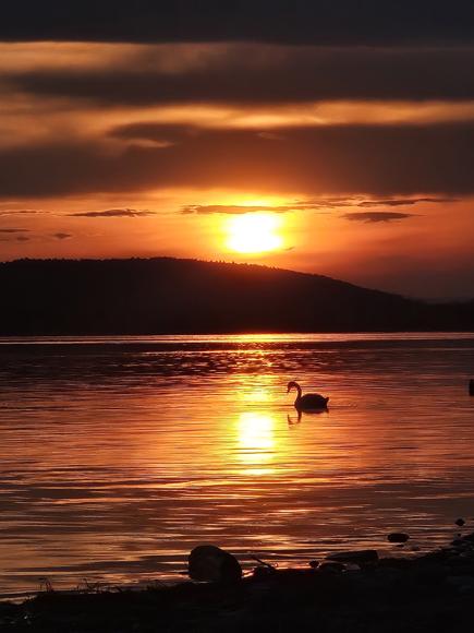 Fantastischer Sonnenuntergang - ok, etwas kitschig