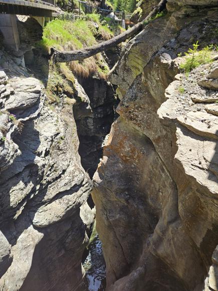 Noch ein kurzer Blick in die Cavaglia-Schlucht