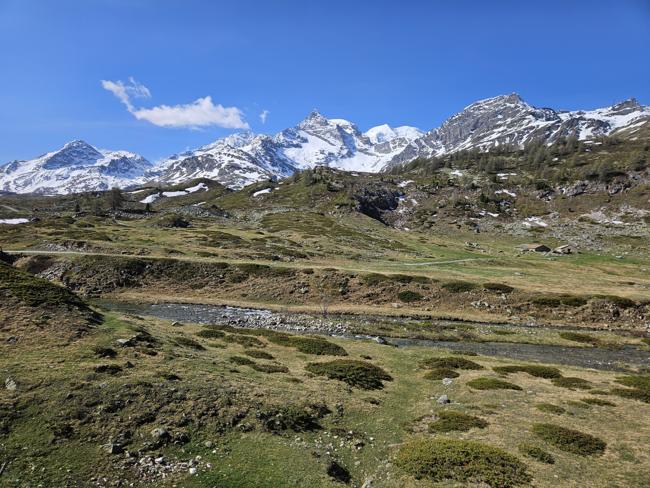 Die Landschaft über der Baumgrenze ist immer wiede