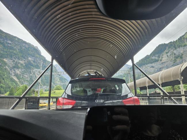 Dort Autoverlad Lötschberg