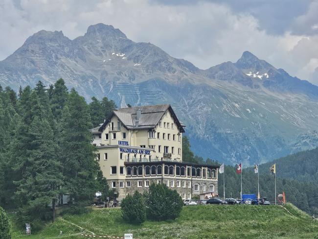 Zwischenstop in St. Moritz