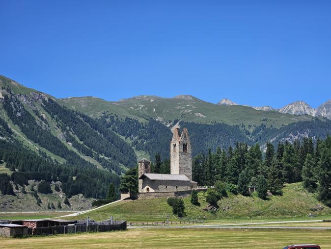 Kurz vor St. Moritz