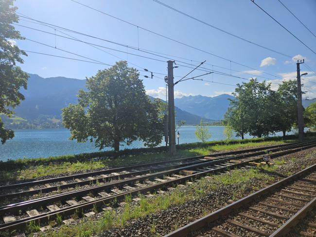 Und dann Umstieg in Zell am See