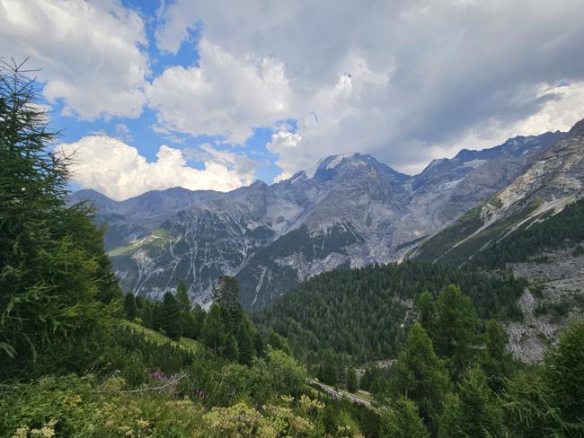 Anfahrt auf das Stilfser Joch. Das wollte ich scho