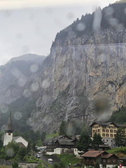 Leider dann in Lauterbrunnen etwas Regen