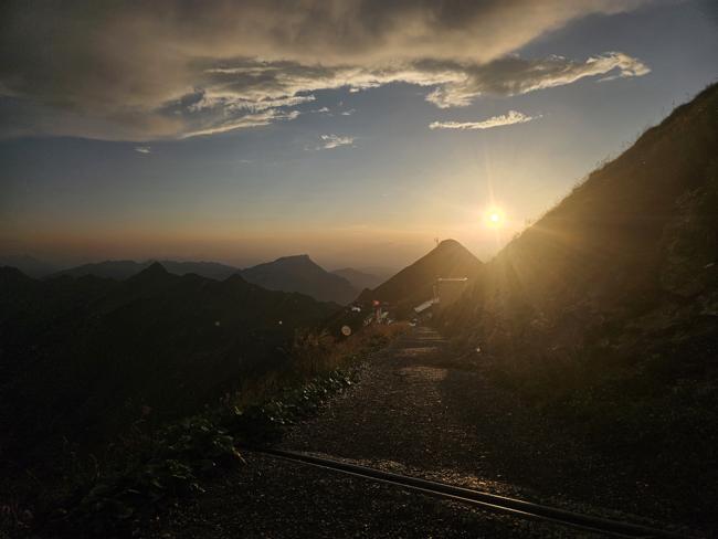 Was für ein Sonnenuntergang