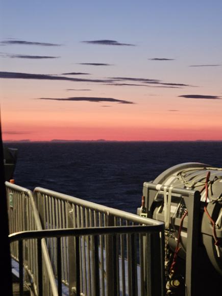 Erster Blick auf Norwegen