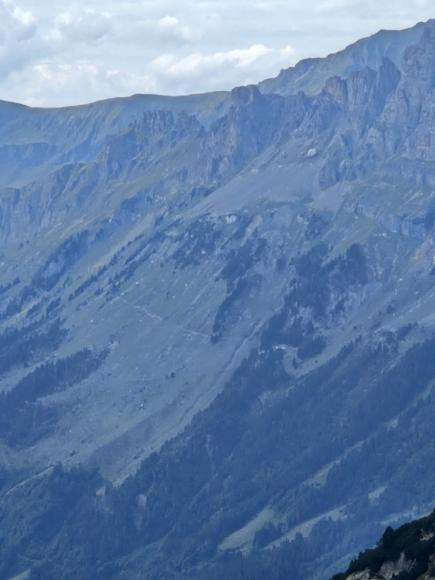 Vom Sustenpass sieht man dann auch schon unser Zie