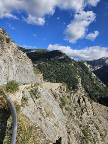 Abends nochmal über den Col d Allos. Auch hier geh
