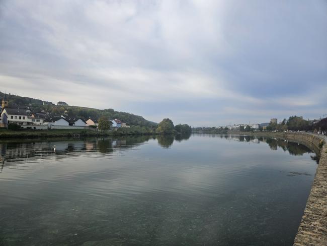 Nochmal der Blick auf die Mosel von der Luxemburge