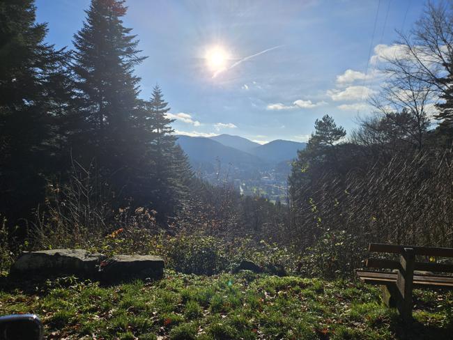 Und der Blick auf Bad Herrenalb. Dann noch durchs 