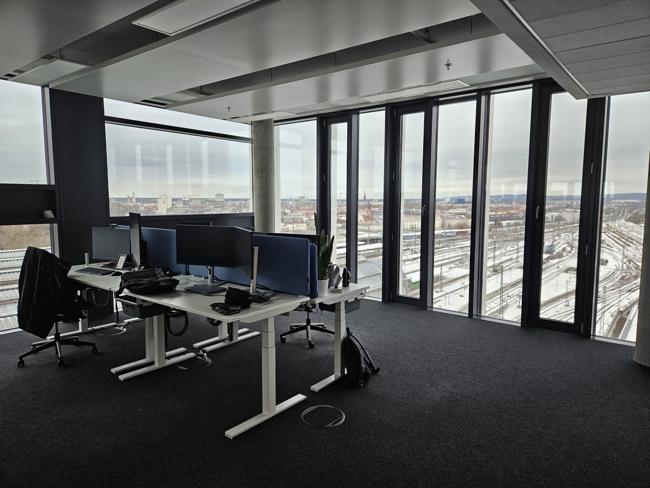 Mein neues Büro - im 10. Stock... - und ich habe m