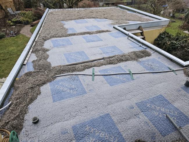 Auch gleich die Terrassenbewässerung mit eingeplan