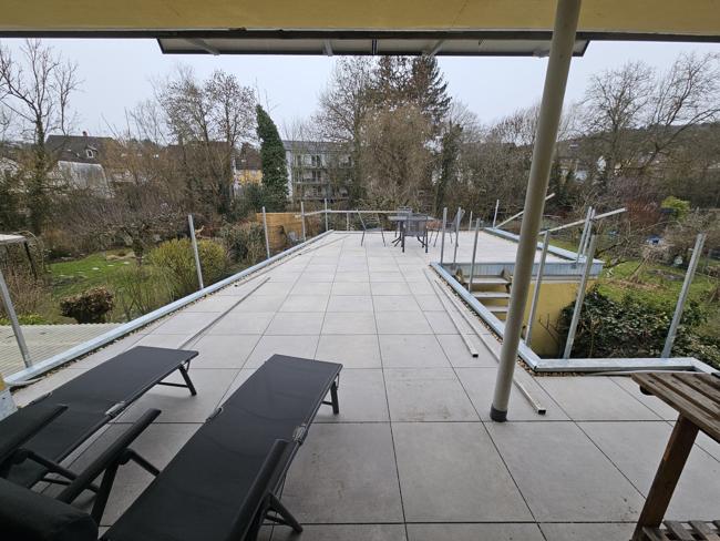 Geländerpfosten sind auch schon fertig