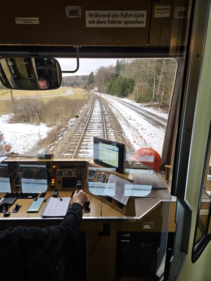 Schwäbische-Alb-Bahn mit Heiko und Thomas