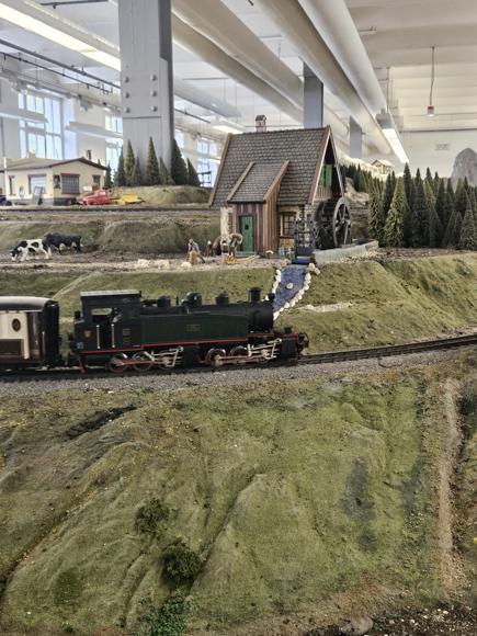 Auch das Eisenbahnmuseum ist sehenswert