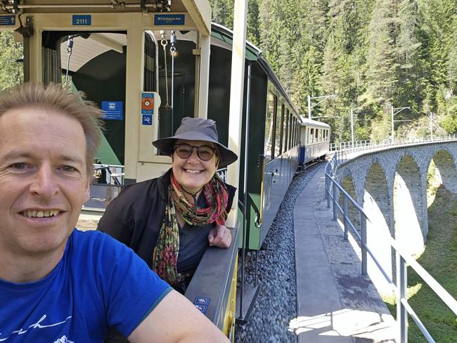 Alp Grüm - Teil 4/4: Heimfahrt über Umwege wie Dav