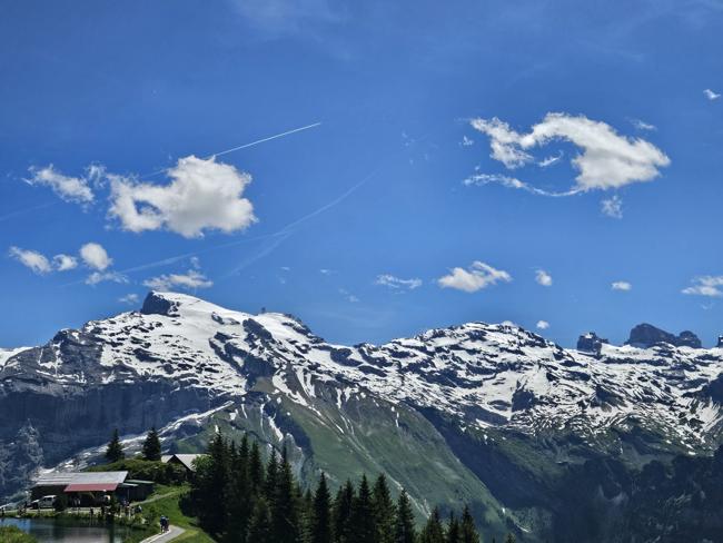 Ausblick auf den Titlis (links), immerhin 3238m ho