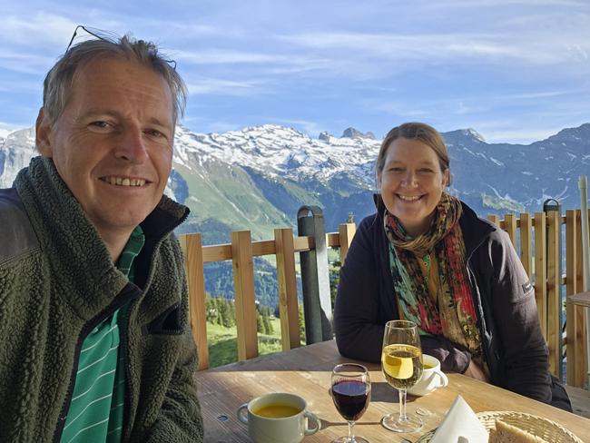 Abendessen auf der Hütte
