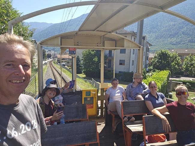 Und schon geht es wieder zurück
