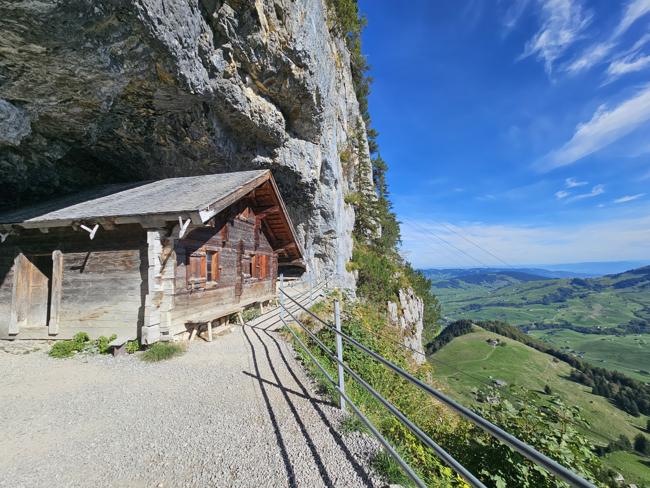 Der direkte Weg von der Seilbahn zum Äscher führt 